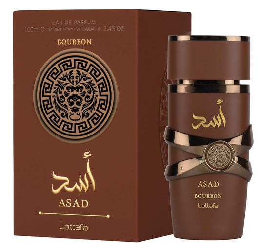 Lattafa Asad Bourbon EDP 3.4 OZ