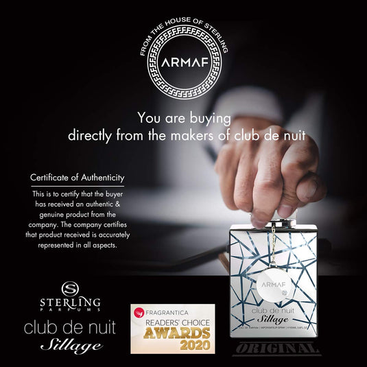 Armaf Club de Nuit Sillage EDP 3.6 OZ